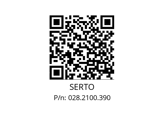   SERTO 028.2100.390