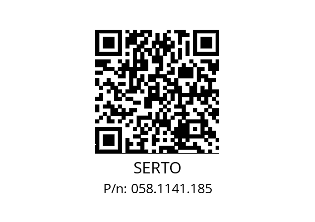   SERTO 058.1141.185