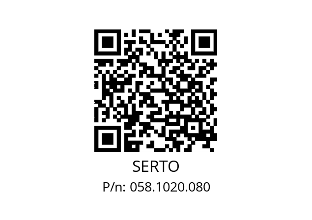   SERTO 058.1020.080