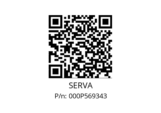   SERVA 000P569343