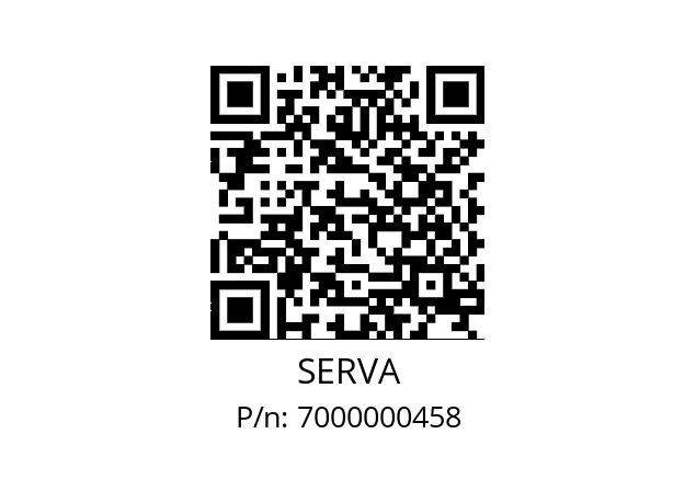   SERVA 7000000458