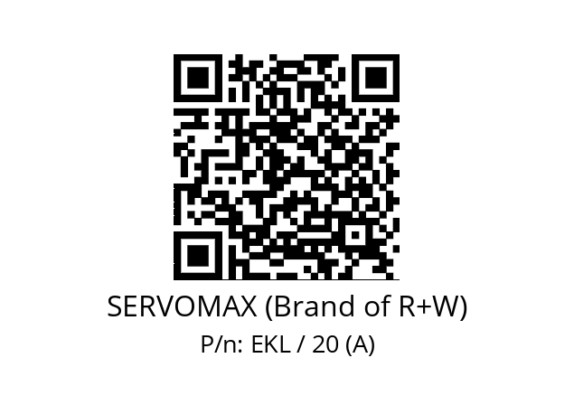   SERVOMAX (Brand of R+W) EKL / 20 (A)