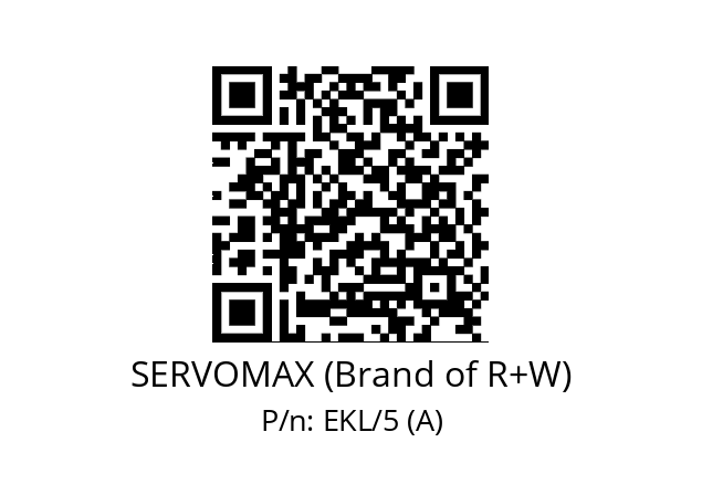   SERVOMAX (Brand of R+W) EKL/5 (A)