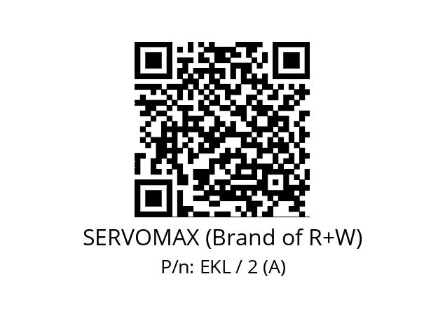   SERVOMAX (Brand of R+W) EKL / 2 (A)