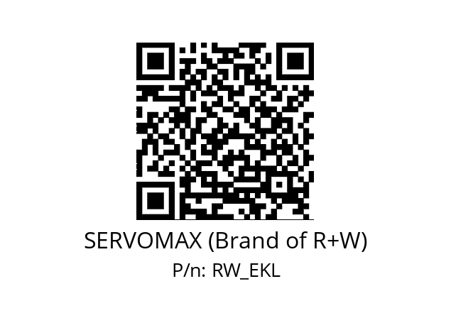   SERVOMAX (Brand of R+W) RW_EKL