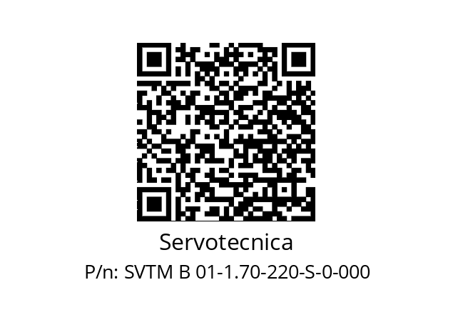   Servotecnica SVTM B 01-1.70-220-S-0-000