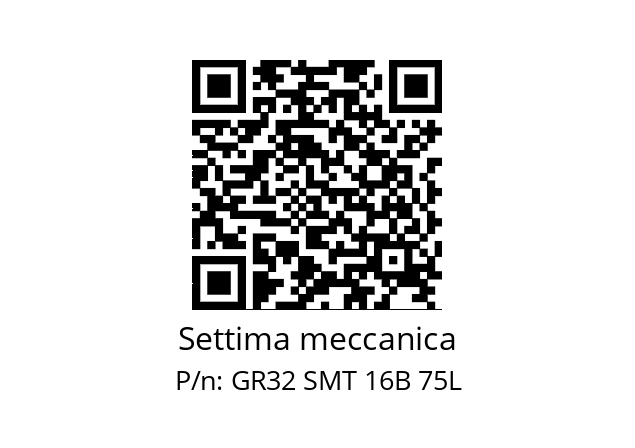   Settima meccanica GR32 SMT 16B 75L