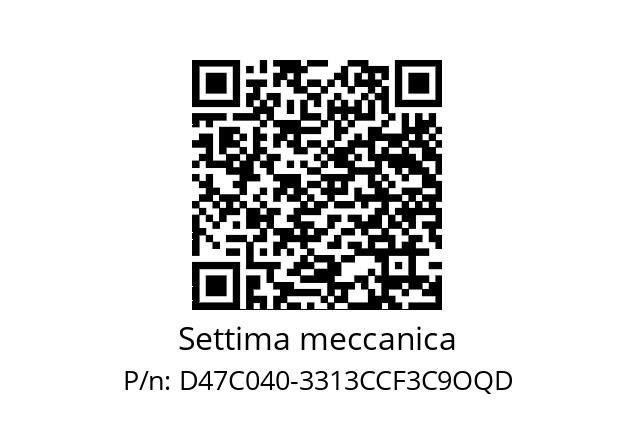   Settima meccanica D47C040-3313CCF3C9OQD