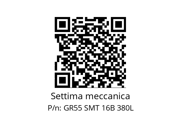   Settima meccanica GR55 SMT 16B 380L