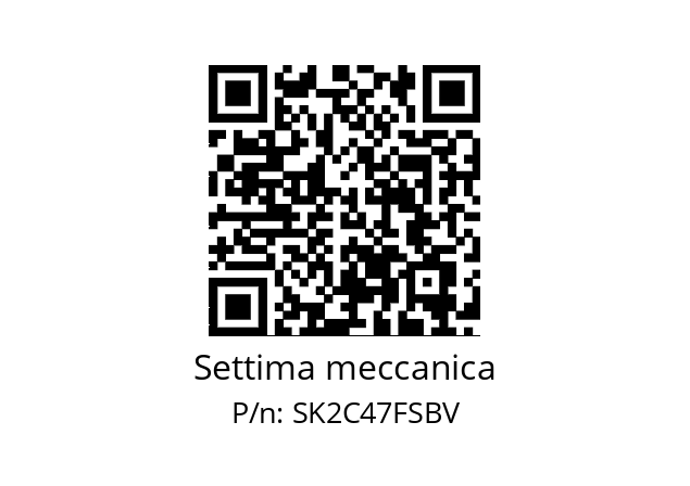   Settima meccanica SK2C47FSBV