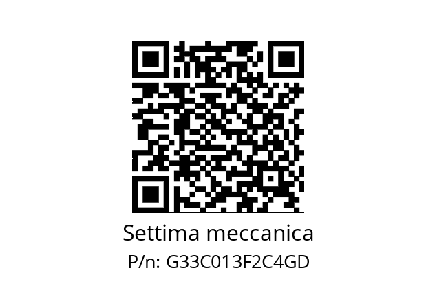   Settima meccanica G33C013F2C4GD