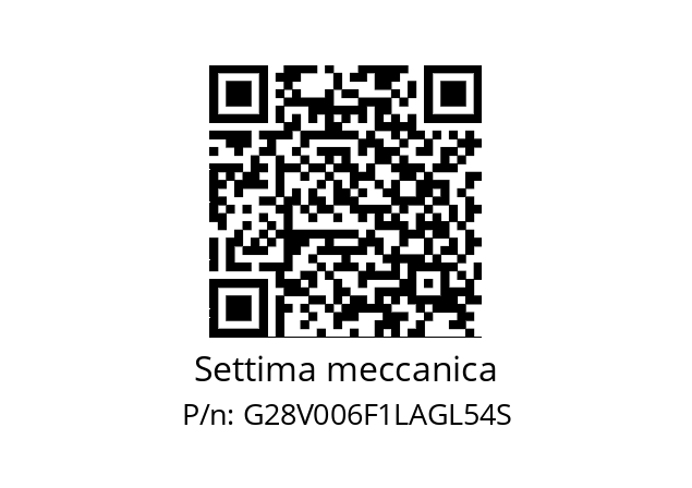   Settima meccanica G28V006F1LAGL54S