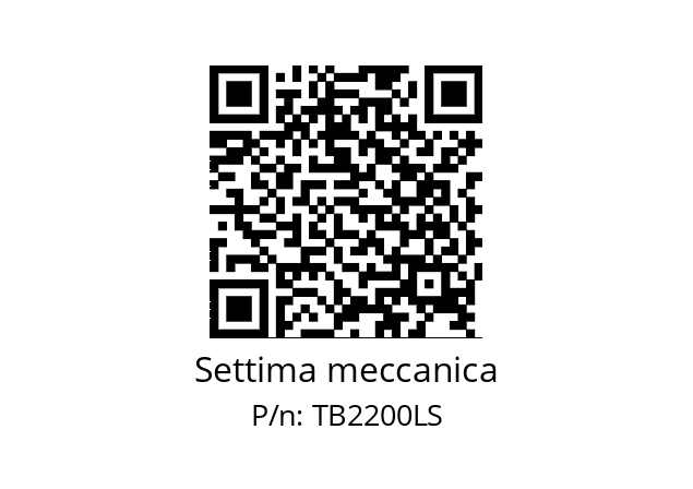   Settima meccanica TB2200LS