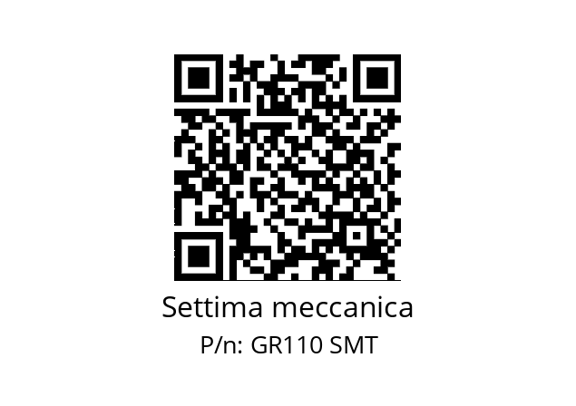   Settima meccanica GR110 SMT