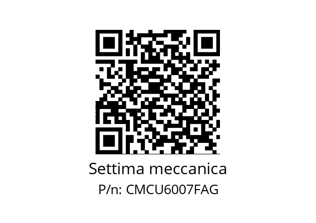   Settima meccanica CMCU6007FAG