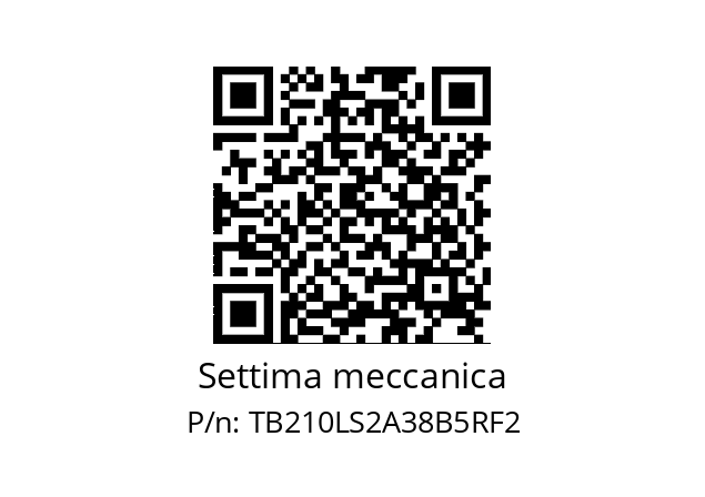   Settima meccanica TB210LS2A38B5RF2