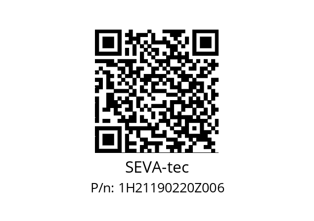   SEVA-tec 1H21190220Z006