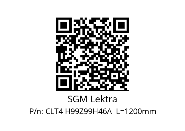   SGM Lektra CLT4 H99Z99H46A  L=1200mm