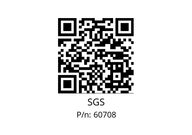   SGS 60708