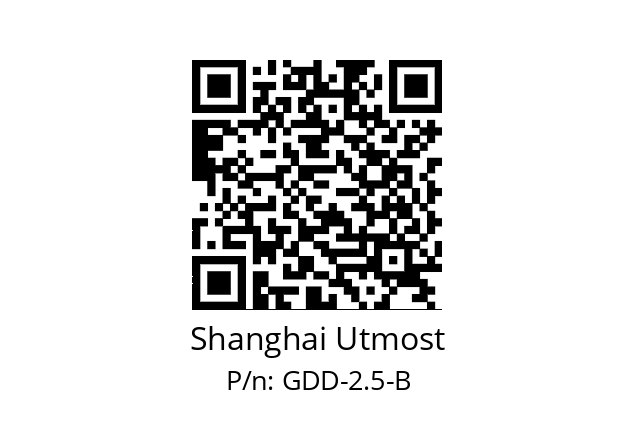   Shanghai Utmost GDD-2.5-B