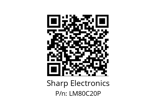   Sharp Electronics LM80C20P