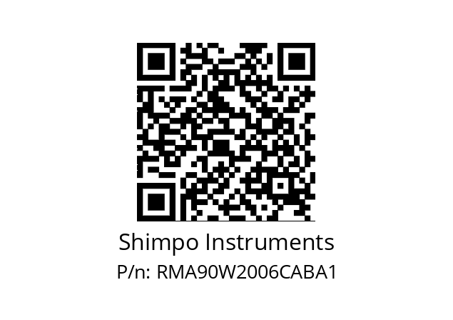   Shimpo Instruments RMA90W2006CABA1