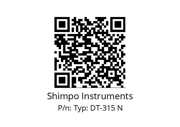   Shimpo Instruments Typ: DT-315 N