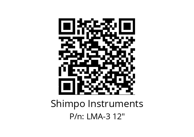   Shimpo Instruments LMA-3 12"