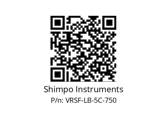   Shimpo Instruments VRSF-LB-5C-750