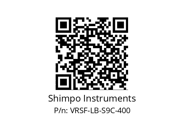   Shimpo Instruments VRSF-LB-S9C-400