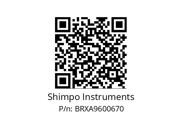   Shimpo Instruments BRXA9600670