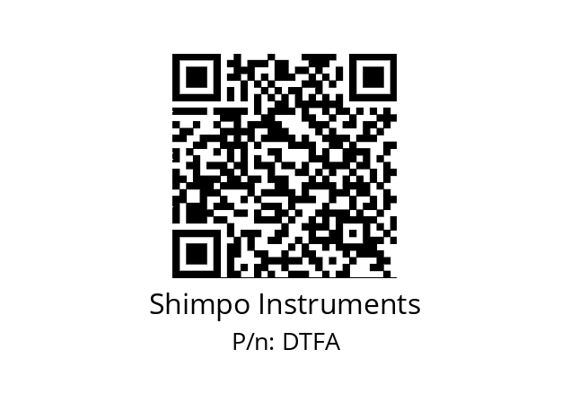   Shimpo Instruments DTFA