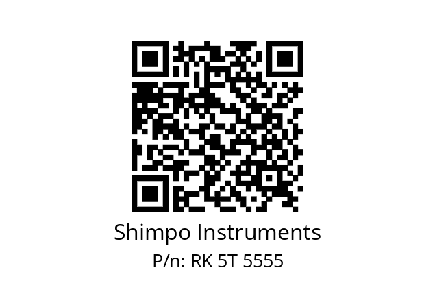   Shimpo Instruments RK 5T 5555