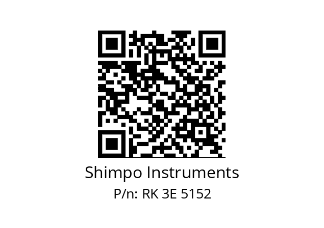   Shimpo Instruments RK 3E 5152