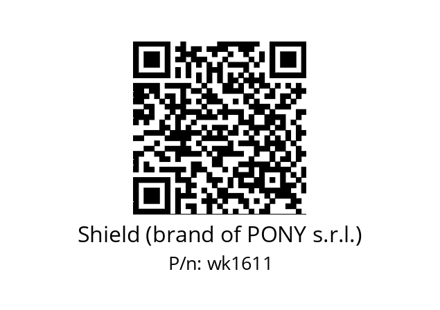   Shield (brand of PONY s.r.l.) wk1611