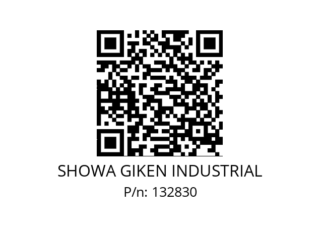   SHOWA GIKEN INDUSTRIAL 132830