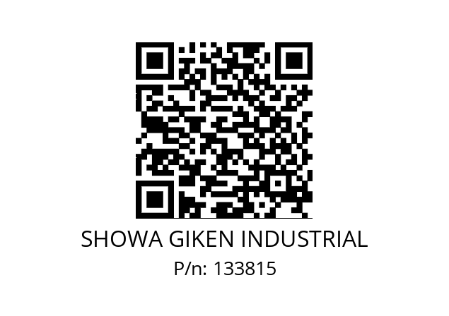   SHOWA GIKEN INDUSTRIAL 133815