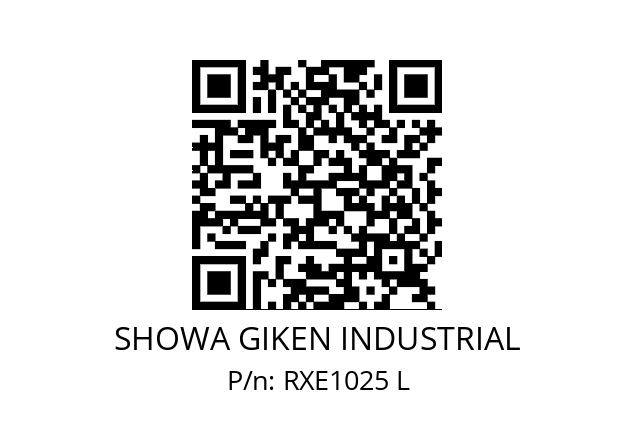   SHOWA GIKEN INDUSTRIAL RXE1025 L