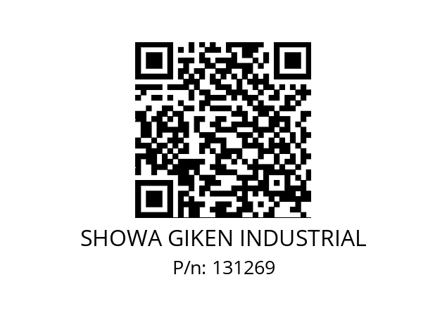   SHOWA GIKEN INDUSTRIAL 131269