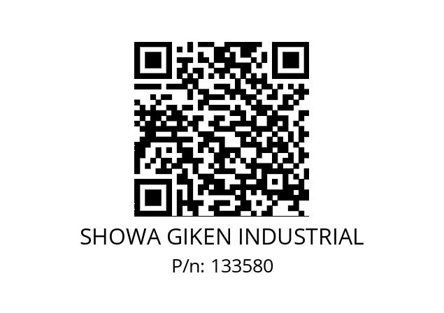   SHOWA GIKEN INDUSTRIAL 133580