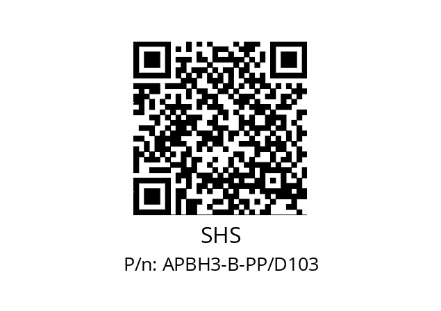   SHS APBH3-B-PP/D103