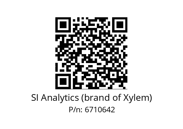   SI Analytics (brand of Xylem) 6710642