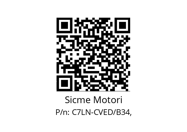   Sicme Motori C7LN-CVED/B34,