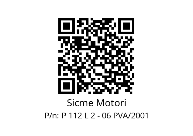   Sicme Motori P 112 L 2 - 06 PVA/2001