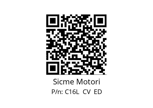   Sicme Motori C16L  CV  ED