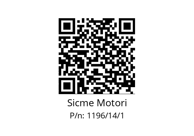   Sicme Motori 1196/14/1