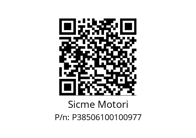   Sicme Motori P38506100100977