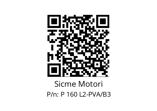   Sicme Motori P 160 L2-PVA/B3