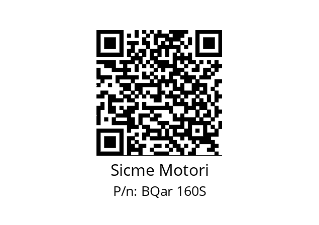   Sicme Motori BQar 160S