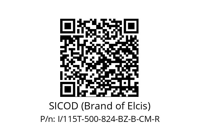   SICOD (Brand of Elcis) I/115T-500-824-BZ-B-CM-R